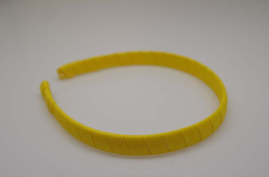 Wrapped headbands Colors: Daffodil yellow